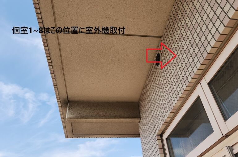 個室1～8室外機